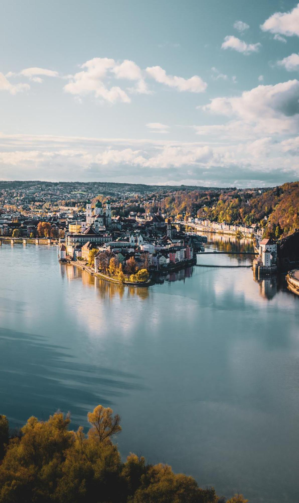 Apartment Passau A - Parken, Stilvoll, Modern & Cozy Im Zentrum Von Passau Eksteriør billede